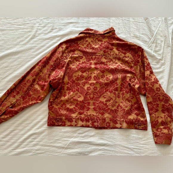 AUTUMN MOON COPPER & RUSSET JEAN JKT WITH APRICOT BUTTONS MINT CONDITION SZ M - Picture 7 of 8